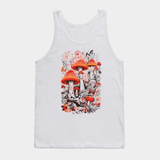 Red Mushroom Tank Top